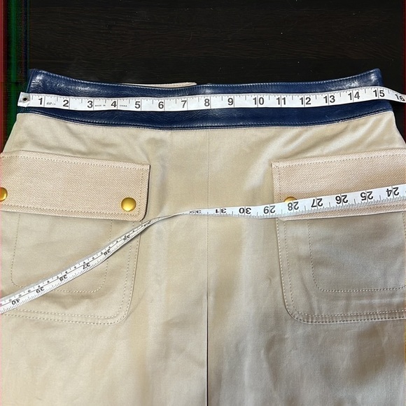 Tory Burch leather waist utility joss skirt - Picture 10 of 11